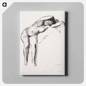 アートパネル-Nude Study
 - ボストン公共図書館 Canvas.