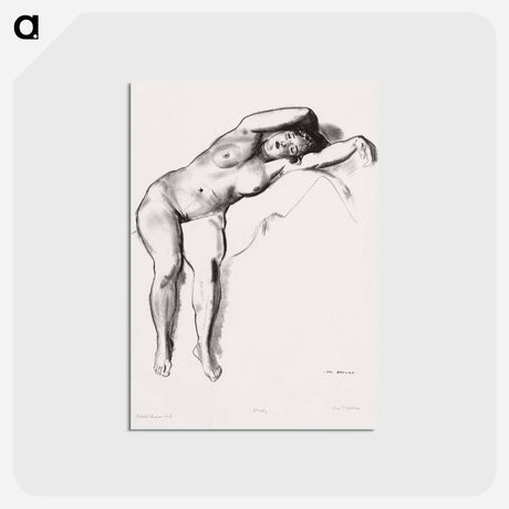 アートポストカード-Nude Study
 - ボストン公共図書館 Postcard.