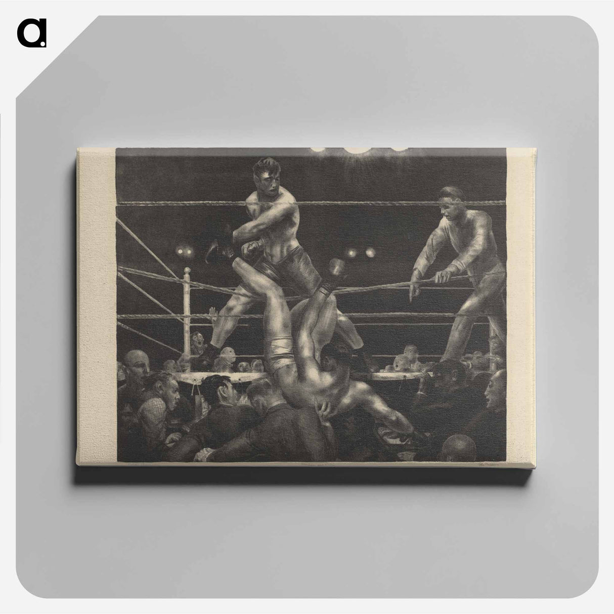 アートパネル-Dempsey and Firpo
 - ボストン公共図書館 Canvas.