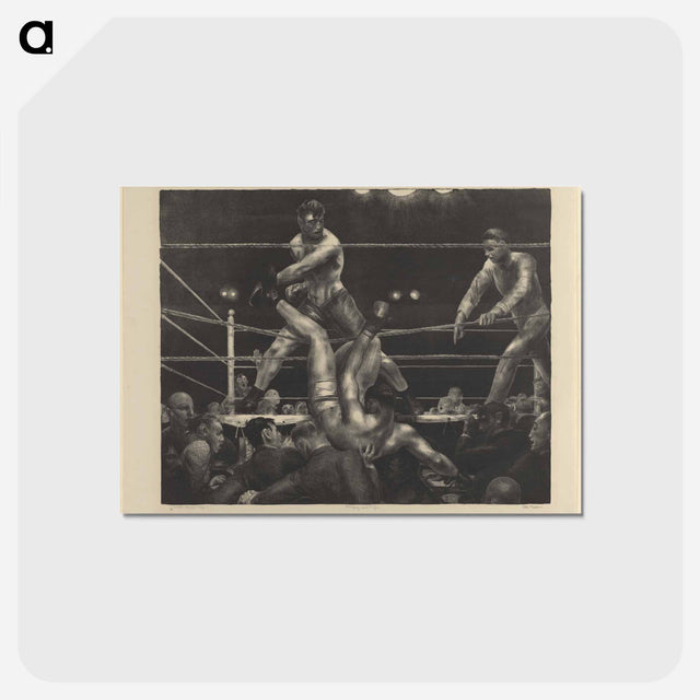 アートポストカード-Dempsey and Firpo
 - ボストン公共図書館 Postcard.