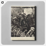 アートパネル-The Charge, Right Detail
 - ボストン公共図書館 Canvas.