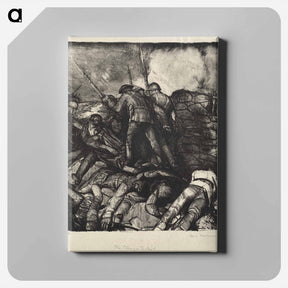 アートパネル-The Charge, Right Detail
 - ボストン公共図書館 Canvas.