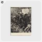 アートポストカード-The Charge, Right Detail
 - ボストン公共図書館 Postcard.