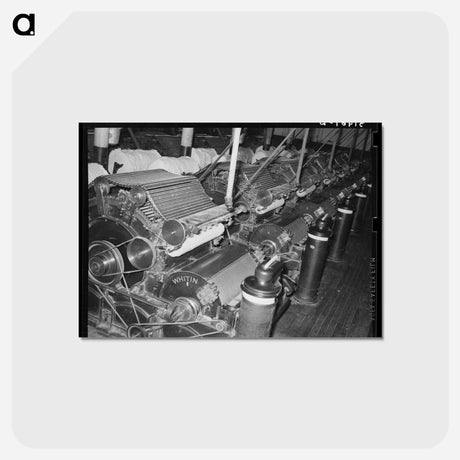 アートポストカード-Cotton Rope Machines
 - ラッセル リー Postcard.