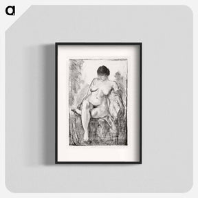 アートポスター-Nude Woman Seated
 - ボストン公共図書館 Poster.