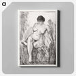 アートパネル-Nude Woman Seated
 - ボストン公共図書館 Canvas.