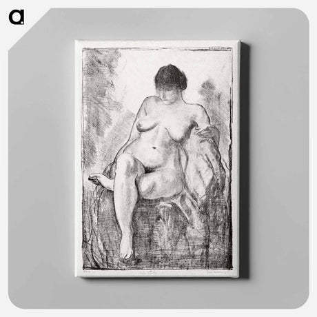 アートパネル-Nude Woman Seated
 - ボストン公共図書館 Canvas.