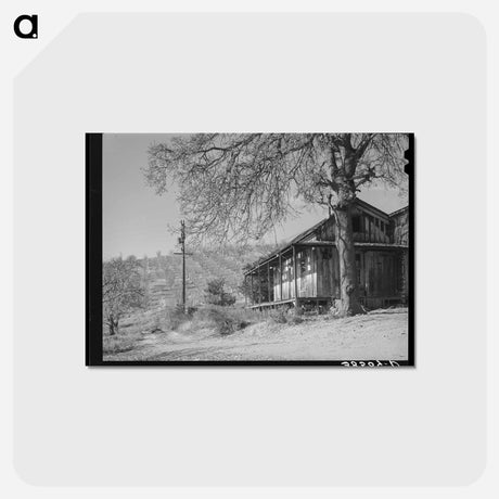 アートポストカード-Auburn Farm House
 - ラッセル リー Postcard.