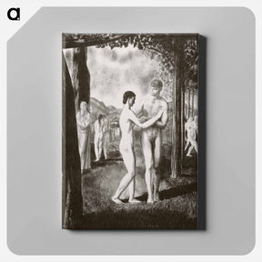 アートパネル-The Lovers That Passed Him By
 - ボストン公共図書館 Canvas.