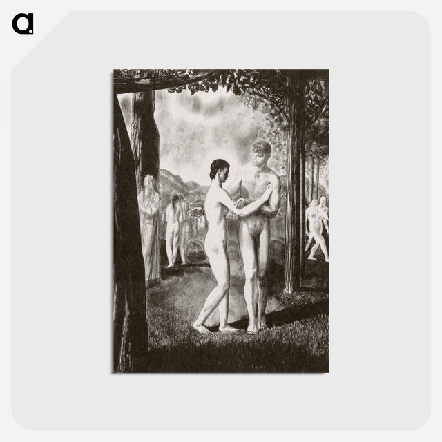 アートポストカード-The Lovers That Passed Him By
 - ボストン公共図書館 Postcard.