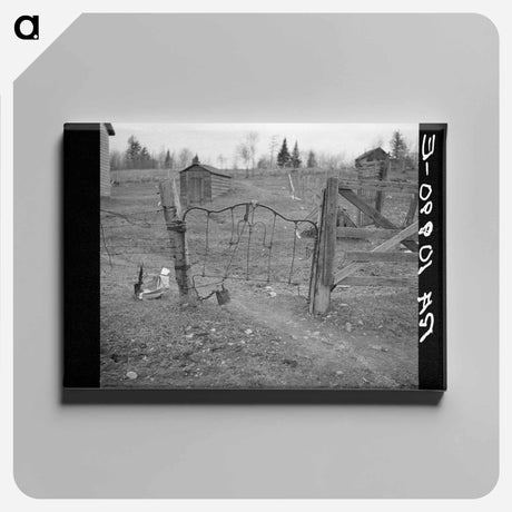 アートパネル-Bedstead Gate
 - ラッセル リー Canvas.