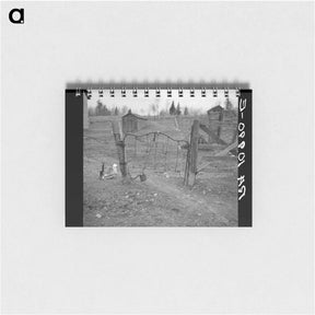 アートメモ帳-Bedstead Gate
 - ラッセル リー Memo.