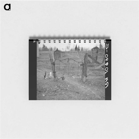 アートメモ帳-Bedstead Gate
 - ラッセル リー Memo.