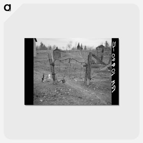 アートポストカード-Bedstead Gate
 - ラッセル リー Postcard.