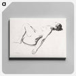 アートパネル-Nude on a Pillow
 - ボストン公共図書館 Canvas.