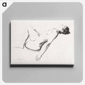 アートパネル-Nude on a Pillow
 - ボストン公共図書館 Canvas.