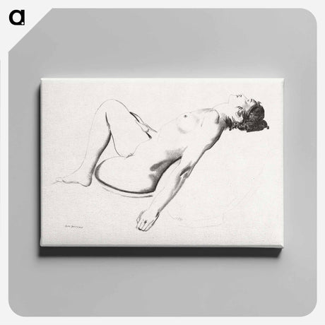 アートパネル-Nude on a Pillow
 - ボストン公共図書館 Canvas.