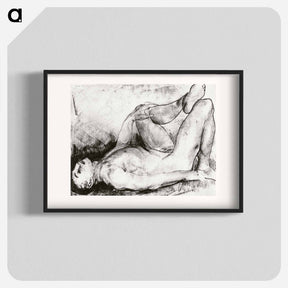 アートポスター-Man on his back, nude
 - ボストン公共図書館 Poster.