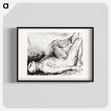 Man on his back, nude
 - ボストン公共図書館 Poster.