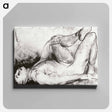アートパネル-Man on his back, nude
 - ボストン公共図書館 Canvas.