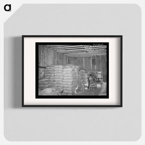 アートポスター-Bean Warehouse Interior
 - ラッセル リー Poster.