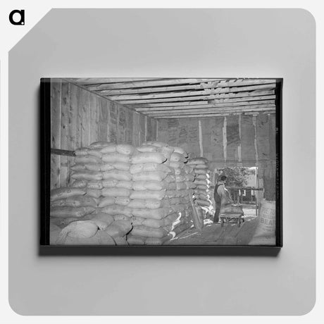 アートパネル-Bean Warehouse Interior
 - ラッセル リー Canvas.