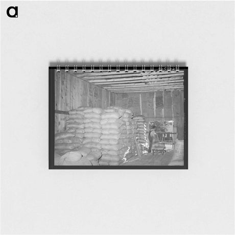 アートメモ帳-Bean Warehouse Interior
 - ラッセル リー Memo.