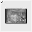 アートポストカード-Bean Warehouse Interior
 - ラッセル リー Postcard.