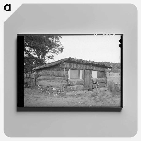 アートパネル-Pie Town Homestead
 - ラッセル リー Canvas.