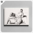 アートパネル-Nude on a Couch
 - ボストン公共図書館 Canvas.