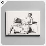 アートパネル-Nude on a Couch
 - ボストン公共図書館 Canvas.