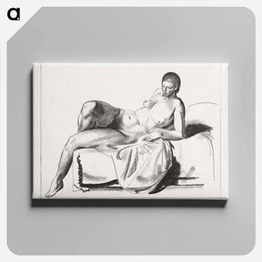 アートパネル-Nude on a Couch
 - ボストン公共図書館 Canvas.