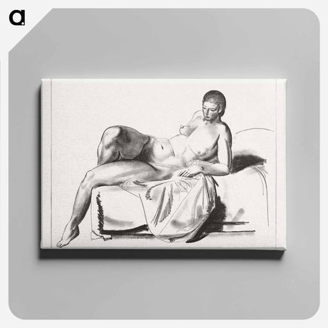 アートパネル-Nude on a Couch
 - ボストン公共図書館 Canvas.