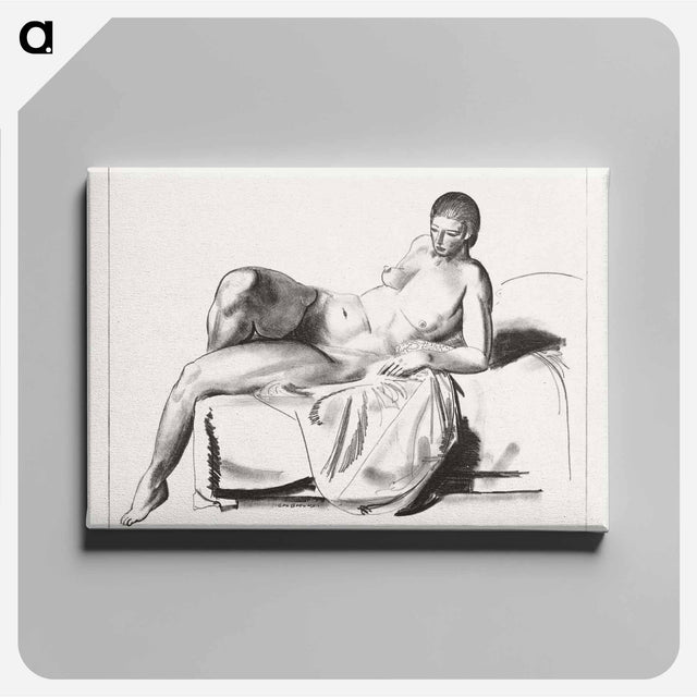 アートパネル-Nude on a Couch
 - ボストン公共図書館 Canvas.