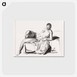 アートポストカード-Nude on a Couch
 - ボストン公共図書館 Postcard.