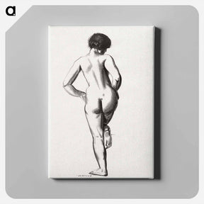 アートパネル-Nude Study
 - ボストン公共図書館 Canvas.