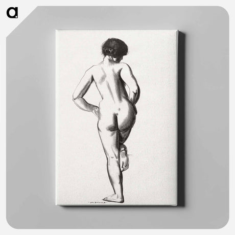 アートパネル-Nude Study
 - ボストン公共図書館 Canvas.