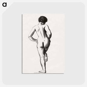 アートポストカード-Nude Study
 - ボストン公共図書館 Postcard.