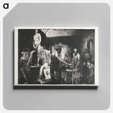 アートパネル-The Life Class, Second Stone
 - ボストン公共図書館 Canvas.