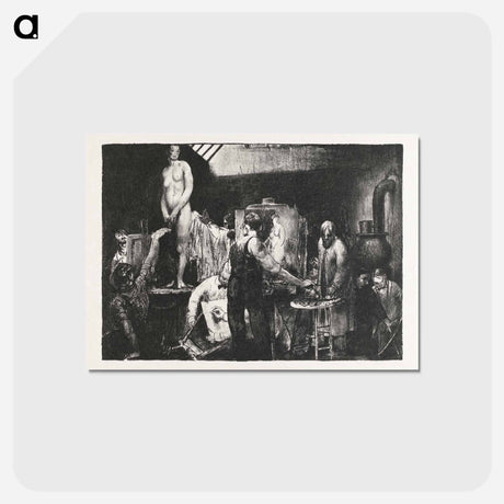 アートポストカード-The Life Class, Second Stone
 - ボストン公共図書館 Postcard.