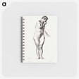 アートメモ帳-Nude Study with Hand to Mouth
 - ボストン公共図書館 Memo.