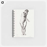 アートメモ帳-Nude Study with Hand to Mouth
 - ボストン公共図書館 Memo.