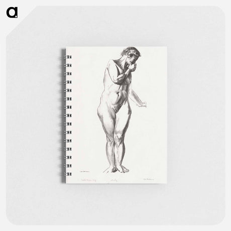 アートメモ帳-Nude Study with Hand to Mouth
 - ボストン公共図書館 Memo.