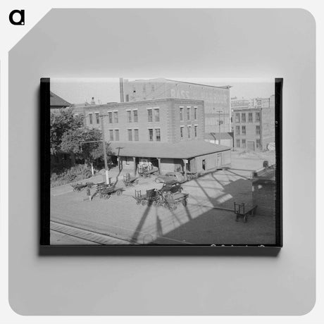 アートパネル-Railway Express Depot, Muskogee
 - ラッセル リー Canvas.