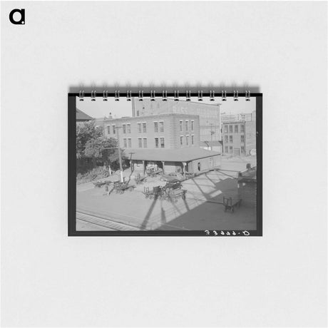 アートメモ帳-Railway Express Depot, Muskogee
 - ラッセル リー Memo.