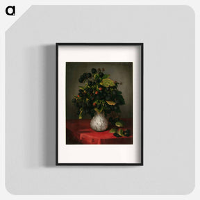 アートポスター-Blackberries in a Vase
 - ボストン公共図書館 Poster.