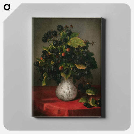 アートパネル-Blackberries in a Vase
 - ボストン公共図書館 Canvas.