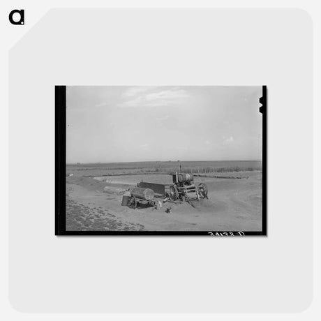 アートポストカード-Davidson Farm Irrigation
 - ラッセル リー Postcard.