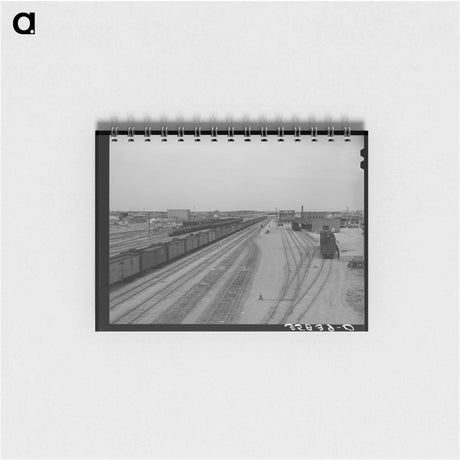 アートメモ帳-Railroad Yards, Big Spring
 - ラッセル リー Memo.