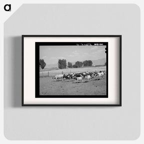 アートポスター-Cache County Dairy Herds
 - ラッセル リー Poster.